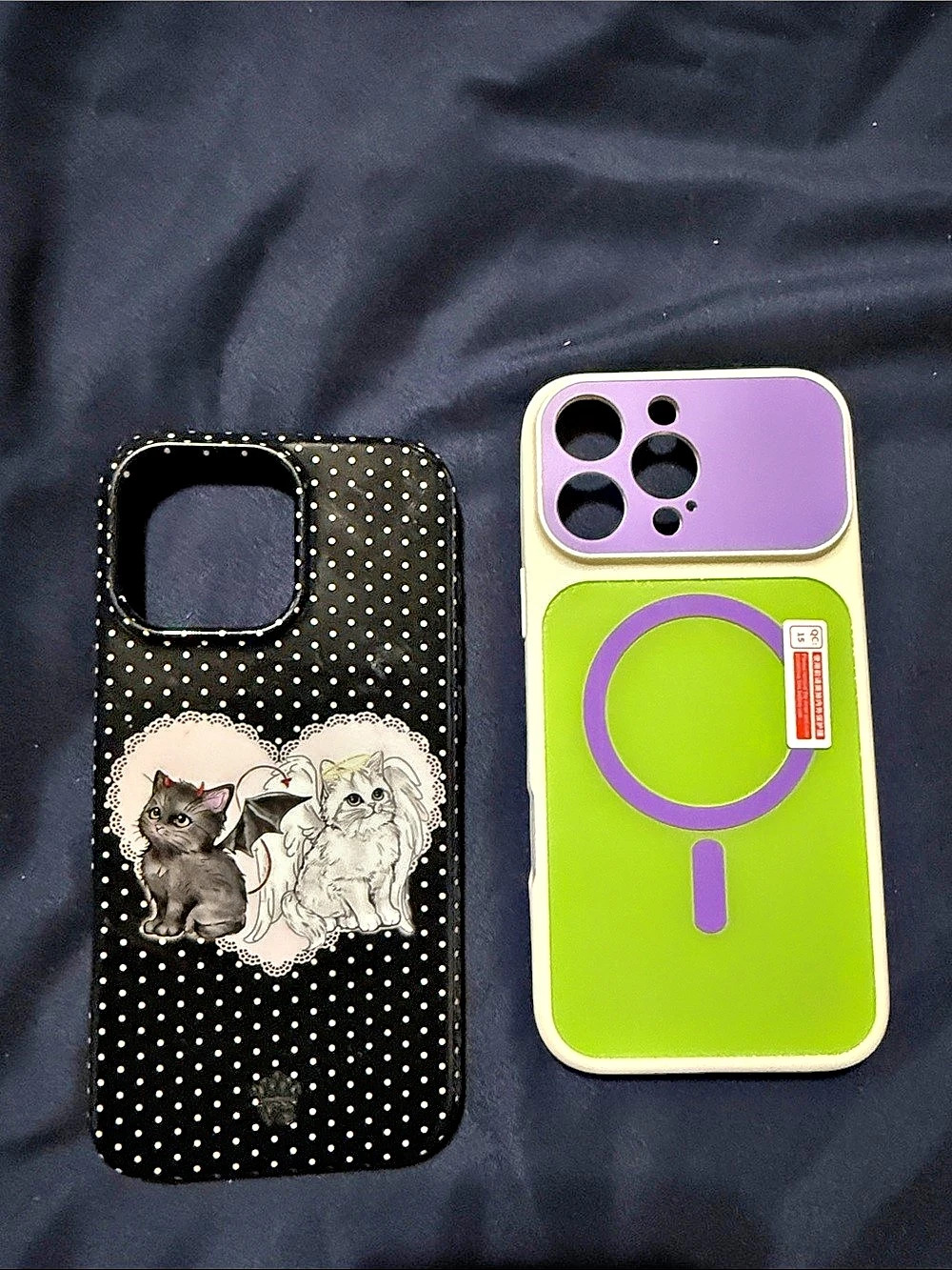 Velvet Caviar MagSafe iPhone Case Set Green & Purple NWT
